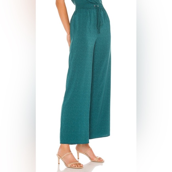 Wide leg pant & Cami set in teal by House of Harlow 1969 - Picture 3 of 3